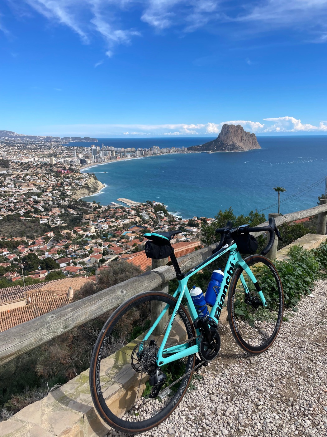 Mountain and coastal scenery around Calpe